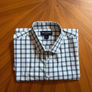 Mizzen+Main - Leeward Dress Shirt - White Watershed Plaid